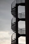 Spiral staircase; Cit� Universitaire, Paris, FR